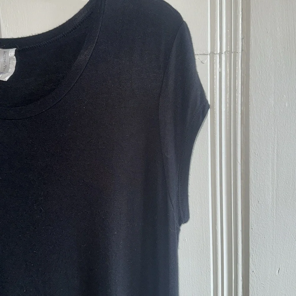 Long Black Dress by Acting Pro Size Large - Picture 3 of 6